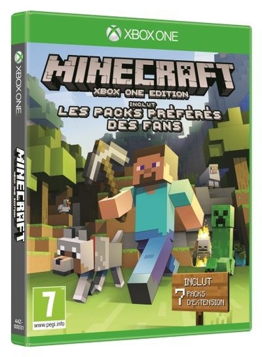 [JV-250008] Minecraft Xbox One - Les Packs Preferes
